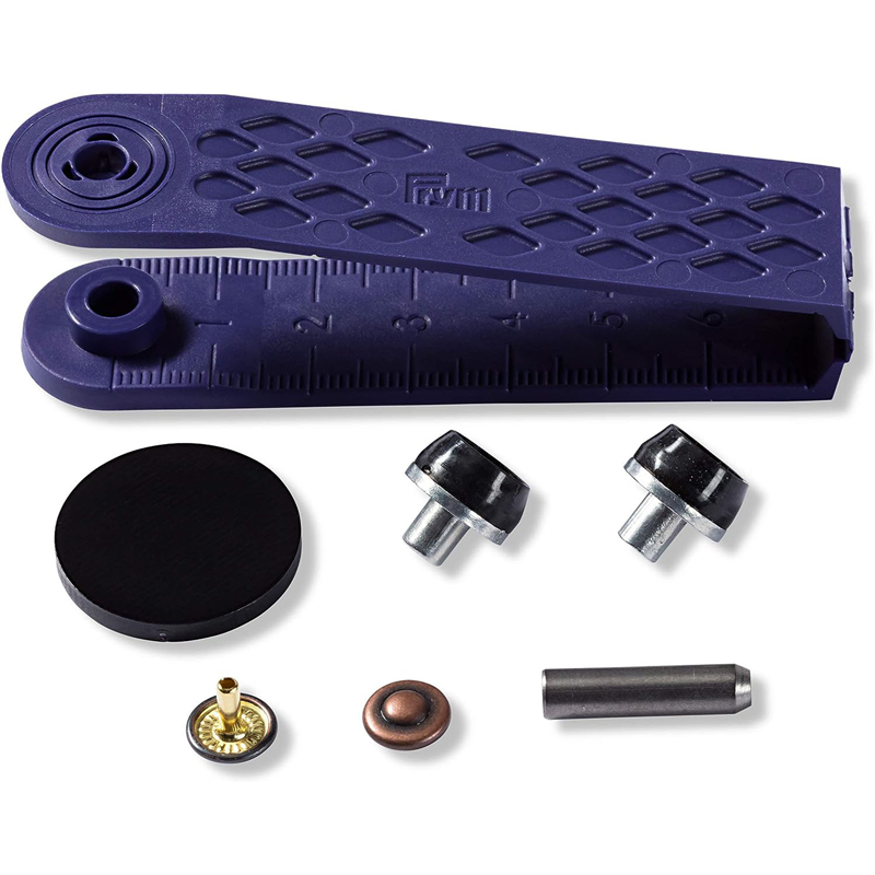 日本紐釦貿易 プリム(Prym) リベット Nieten キット付 φ9mm 24組入 オールドカッパー/ブラックニッケル 403102 (ご注文単位1個)【直送品】