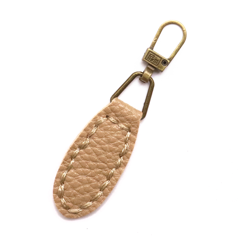 日本紐釦貿易 プリム(Prym) ジッパープル レザー 18×66mm ベージュ PRM482362 （ご注文単位1個）【直送品】