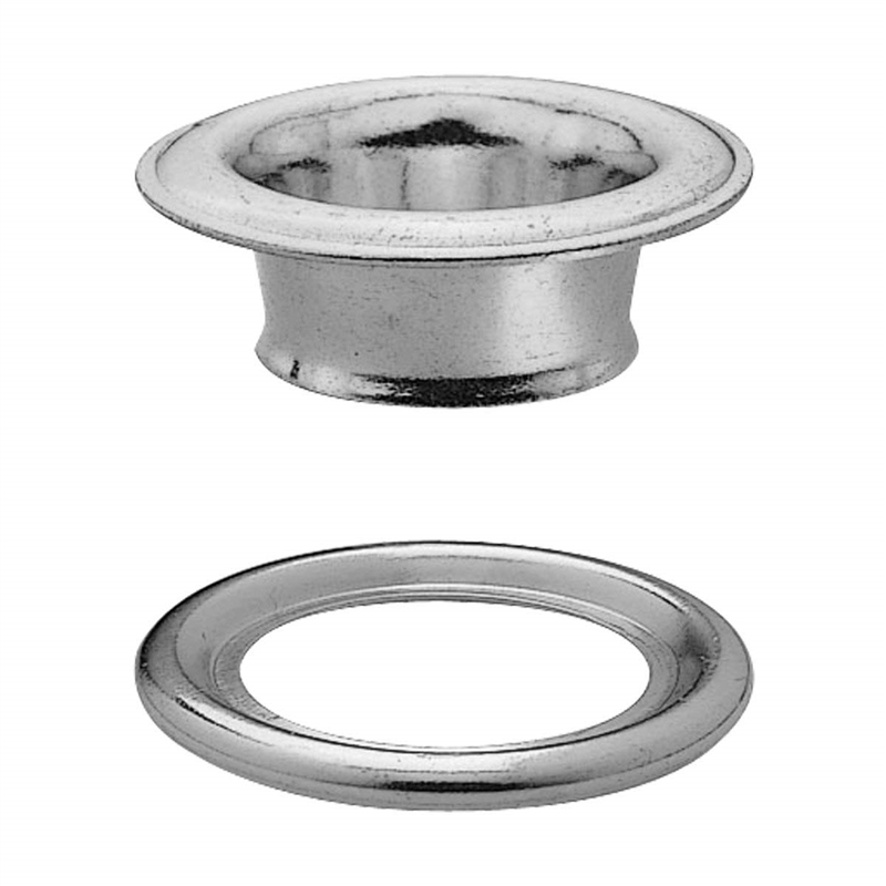 日本紐釦貿易 プリム(Prym) 両面ハトメ(アイレット) φ14mm 10組入 ブラックニッケル 541384 (ご注文単位1個)【直送品】