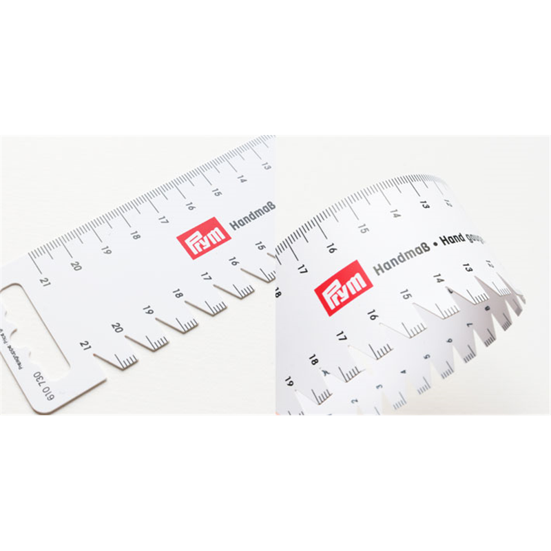 日本紐釦貿易 プリム(Prym) ハンドソーイングゲージ 210mm×45mm 1本 ホワイト 610728 (ご注文単位1個)【直送品】