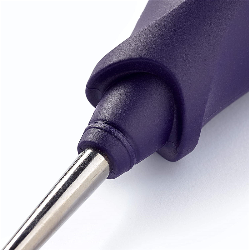 日本紐釦貿易 プリム(Prym) 目打ち 全長120mm 1本 ネイビー シルバーとバイオレット 610933 (ご注文単位1個)【直送品】