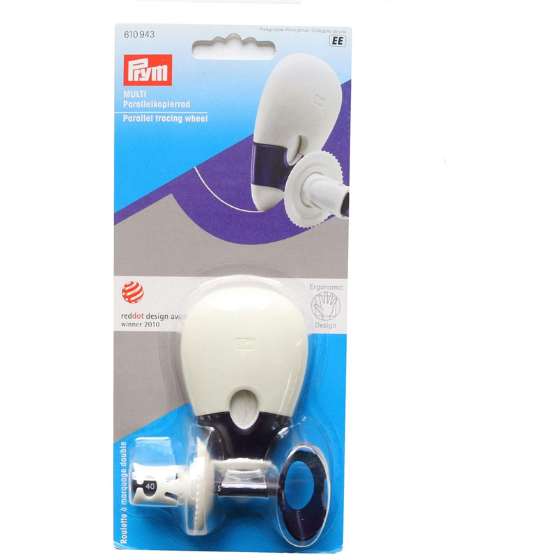 日本紐釦貿易 プリム(Prym) ローラーパウダーチョーク マウスガイド付き 1個 白 610941 （ご注文単位1個）【直送品】