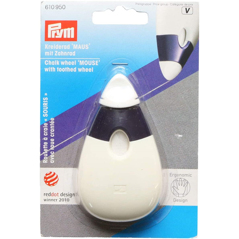 日本紐釦貿易 プリム(Prym) ローラーパウダーチョーク マウス 1個 白 610943 （ご注文単位1個）【直送品】