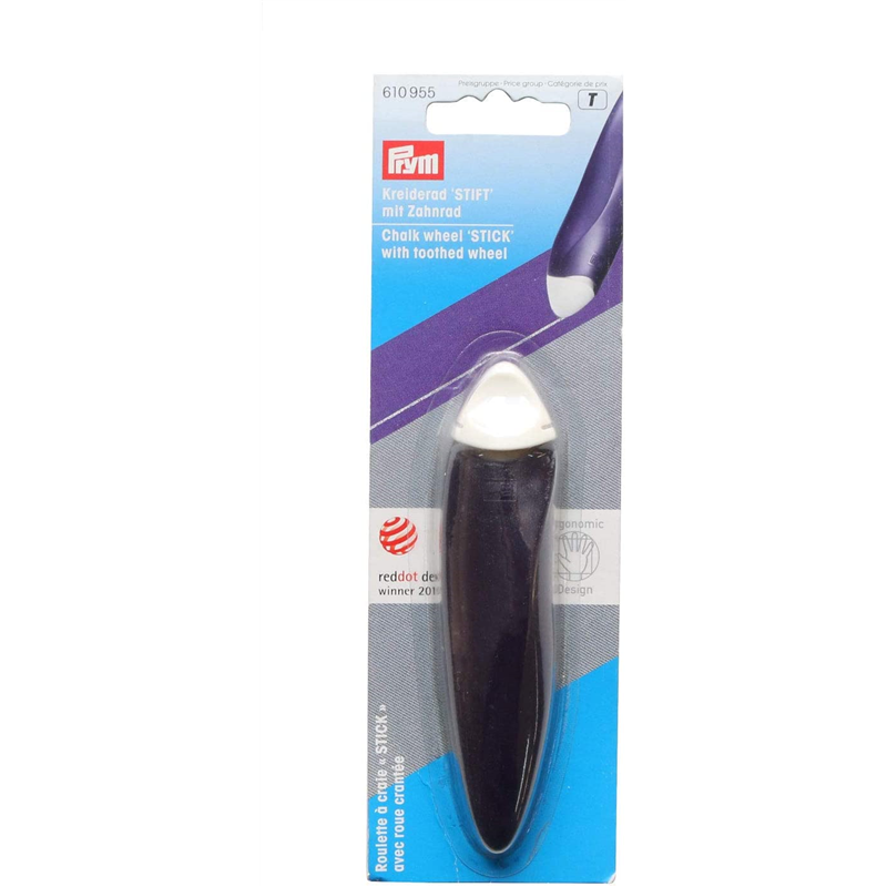 日本紐釦貿易 プリム(Prym) ローラーパウダーチョーク スティック 1個 白 610950 （ご注文単位1個）【直送品】