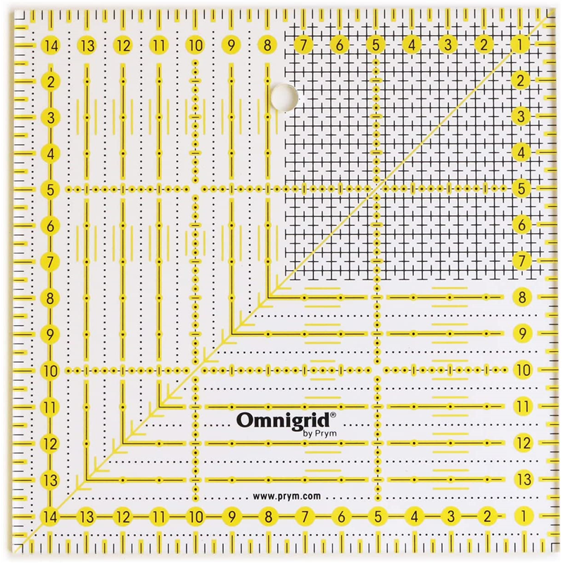 日本紐釦貿易 プリム(Prym) オムニグリッド定規 15cm×15cm PRM611306 （ご注文単位1個）【直送品】