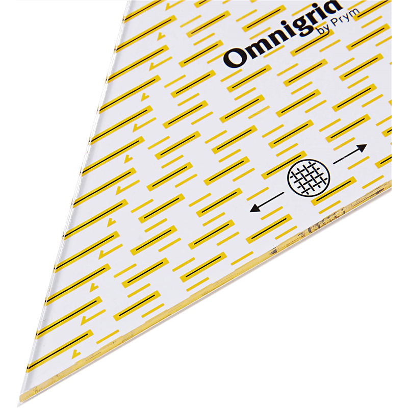 日本紐釦貿易 プリム(Prym) オムニグリッド定規三角定規 1/4(20cm) PRM611313 (ご注文単位1個)【直送品】