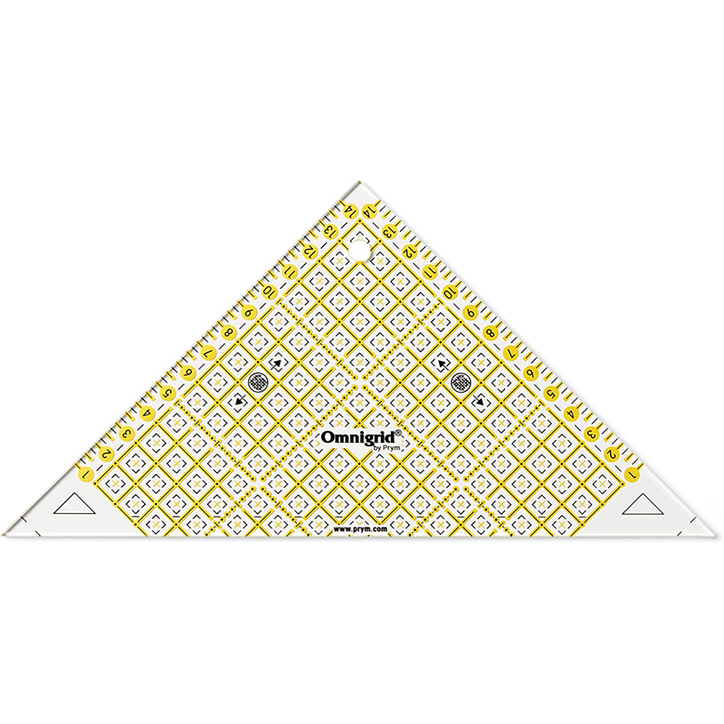 日本紐釦貿易 プリム(Prym) オムニグリッド定規三角定規 1/2(15cm) PRM611314 （ご注文単位1個）【直送品】