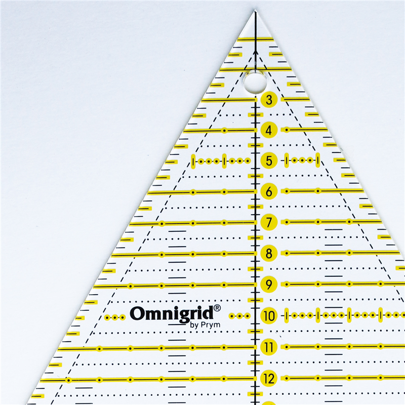 日本紐釦貿易 プリム(Prym) オムニグリッド三角定規 60度/20cm PRM611656 (ご注文単位1個)【直送品】