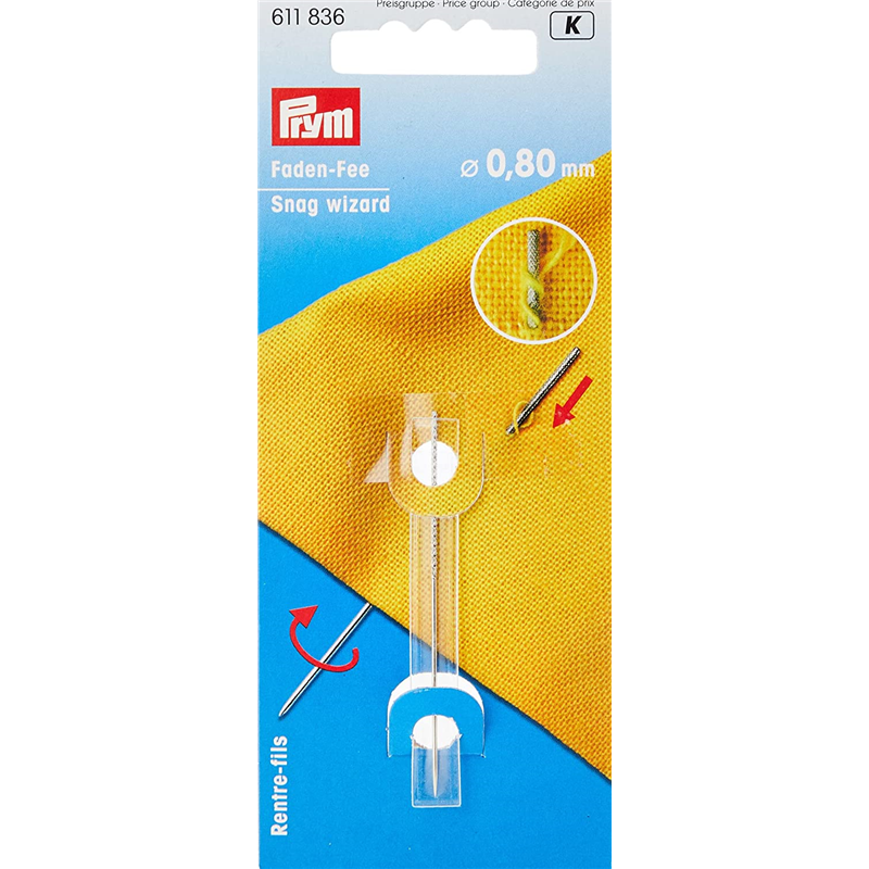 日本紐釦貿易 プリム(Prym) 生地修正針 全長60mm 1本 シルバー 611345 （ご注文単位1個）【直送品】