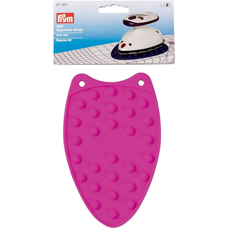 日本紐釦貿易 プリム(Prym) 耐熱シリコン アイロンマット ミニ 150mm×100mm 紫 PRM611907 （ご注文単位1枚）【直送品】