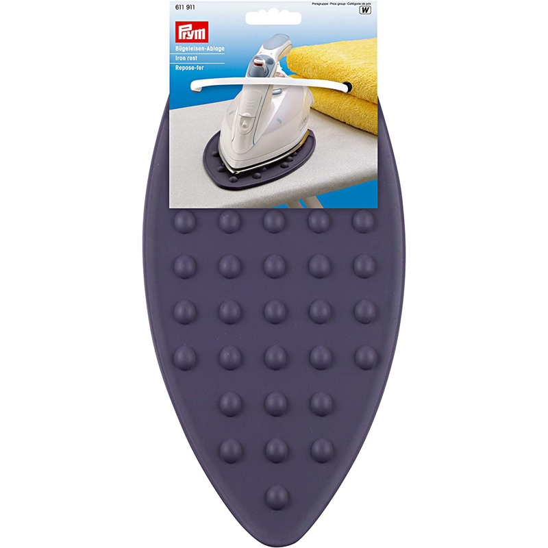 日本紐釦貿易 プリム(Prym) 耐熱シリコンアイロンマット 1枚 ネイビー 611886 H280mmxW150mm （ご注文単位1個）【直送品】