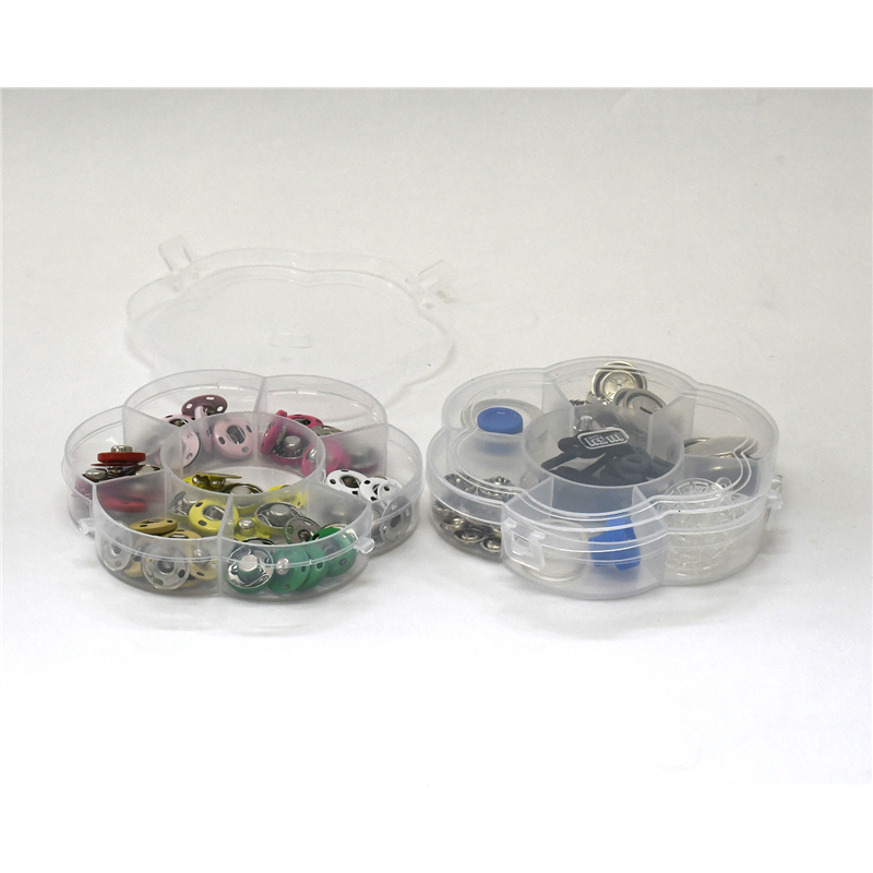 日本紐釦貿易 プリム(Prym) プリム・フラワーボックス ケース 100mm×105mm×20mm クリア 2個入 PRM612415 (ご注文単位1個)【直送品】