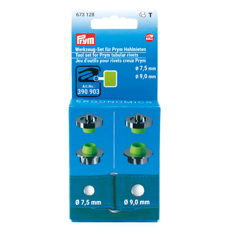 日本紐釦貿易 プリム(Prym) カシメ専用駒 7.5mm・9mm用 673128 (ご注文単位1台)【直送品】