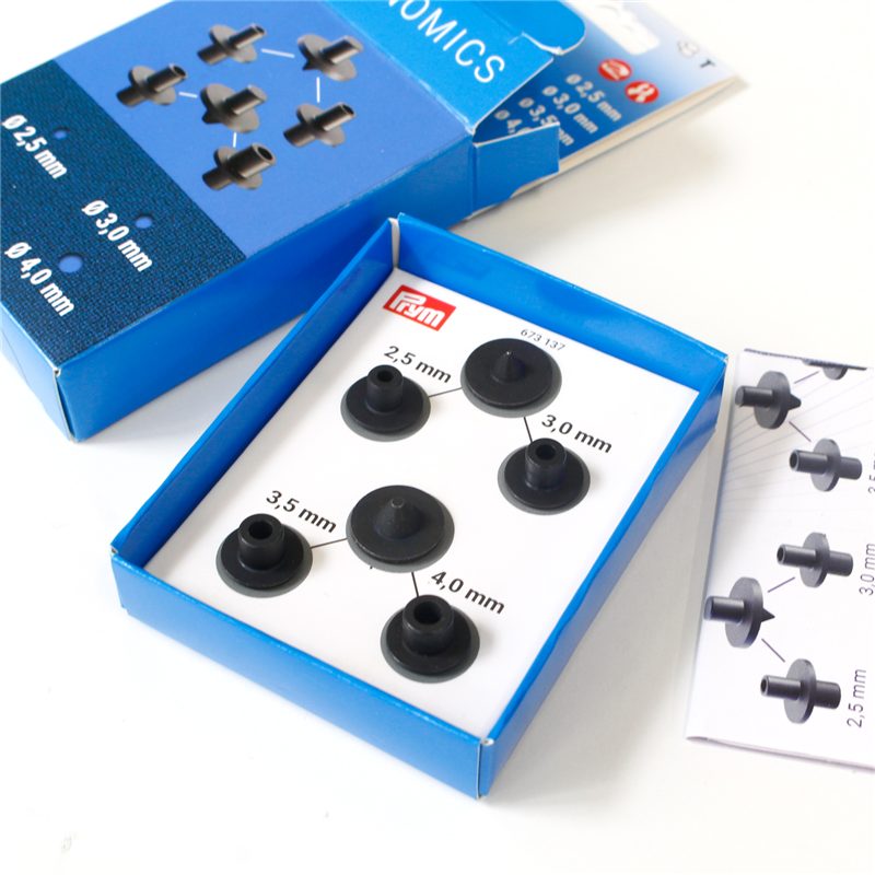 日本紐釦貿易 Prym プリム 家庭用ハンドプレス機 VARIO対応 専用ポンチ 2.5/3.0/3.5/4㎜ PRM673137 (ご注文単位1個)【直送品】