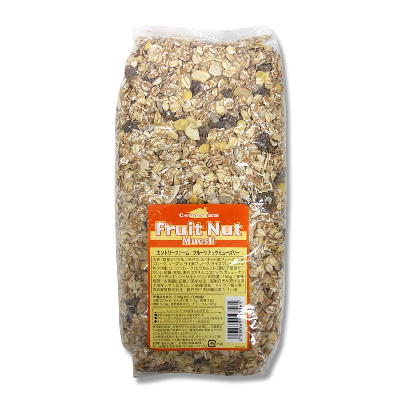 フルーツナッツミューズリー 750g 常温 1個※軽（ご注文単位1個）※注文上限数12まで【直送品】