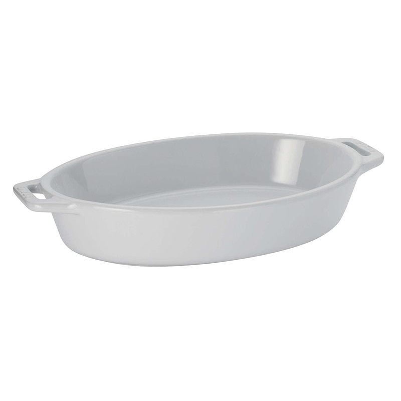 ストウブ セラミック オーバルディッシュ 17cm ホワイト 40508-599 1個(ご注文単位1個)【直送品】