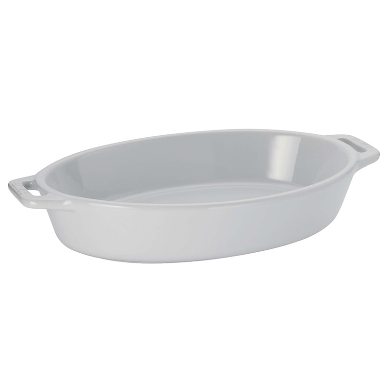 ストウブ セラミック オーバルディッシュ 23cm ホワイト 40508-603 1個(ご注文単位1個)【直送品】