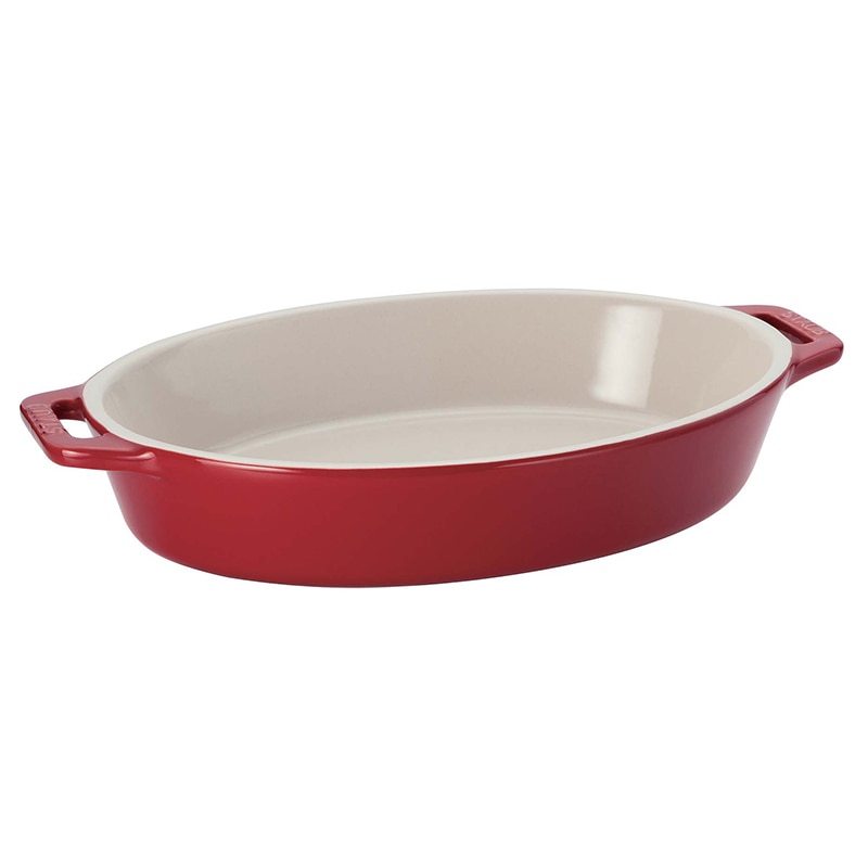 ストウブ セラミック オーバルディッシュ 23cm チェリー 40508-606 1個(ご注文単位1個)【直送品】