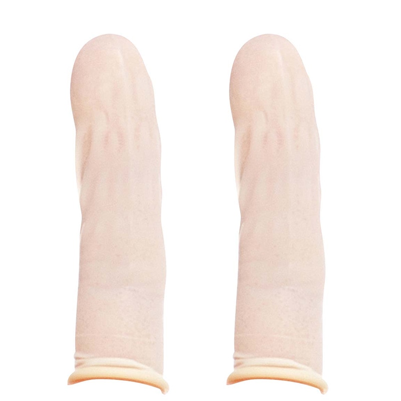 ラテックス　指サック（100枚入）M　26753   1個（ご注文単位1個）【直送品】