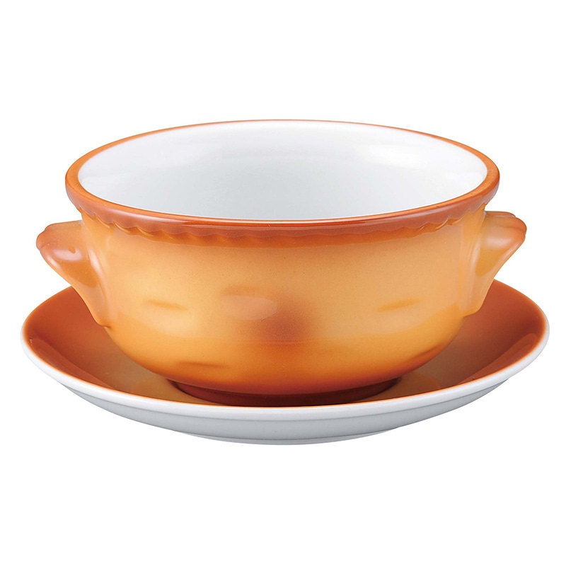 シェーンバルド　クリームカップ　9272845 （3011-35）茶  1個（ご注文単位1個）【直送品】