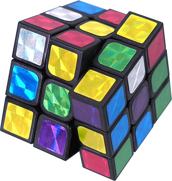 三洋堂 キラキラ六面体パズル 20個/袋（ご注文単位36袋）【直送品】