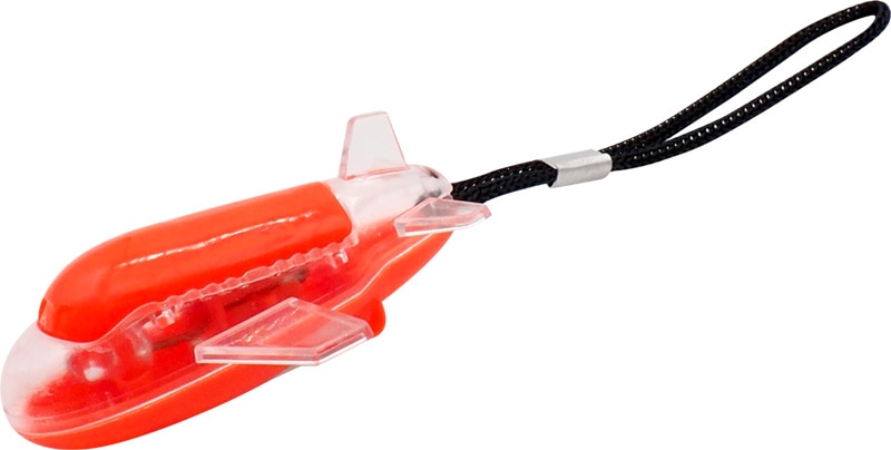 三洋堂 光るピカピカ飛行機ストラップ 24個/袋（ご注文単位40袋）【直送品】