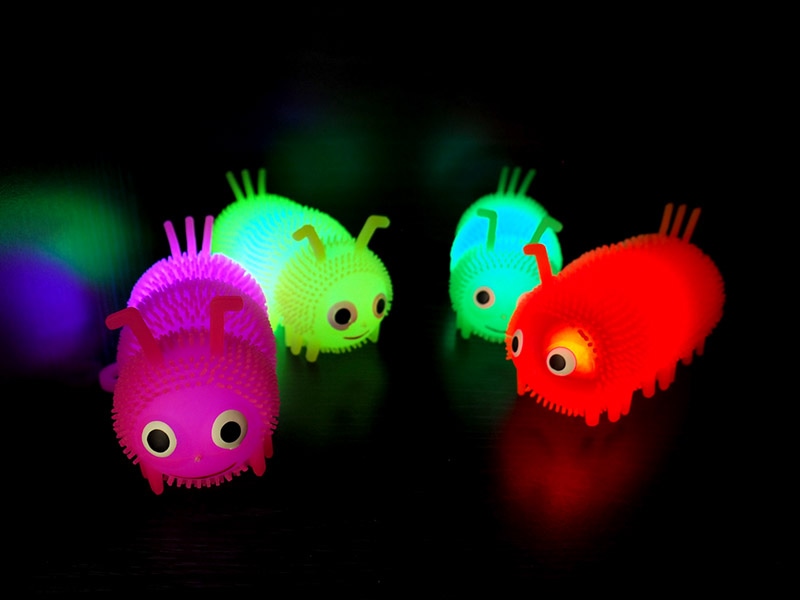 三洋堂 光るピカピカいも虫ヨーヨー 12個/袋（ご注文単位30袋）【直送品】