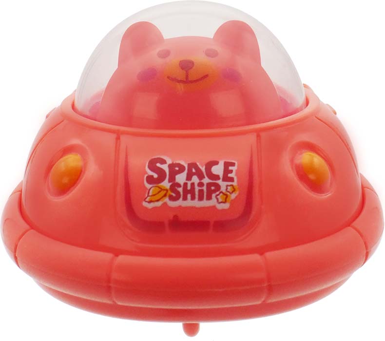 三洋堂 アニマルプルバックスペースシップ 24個/袋(ご注文単位50袋)【直送品】