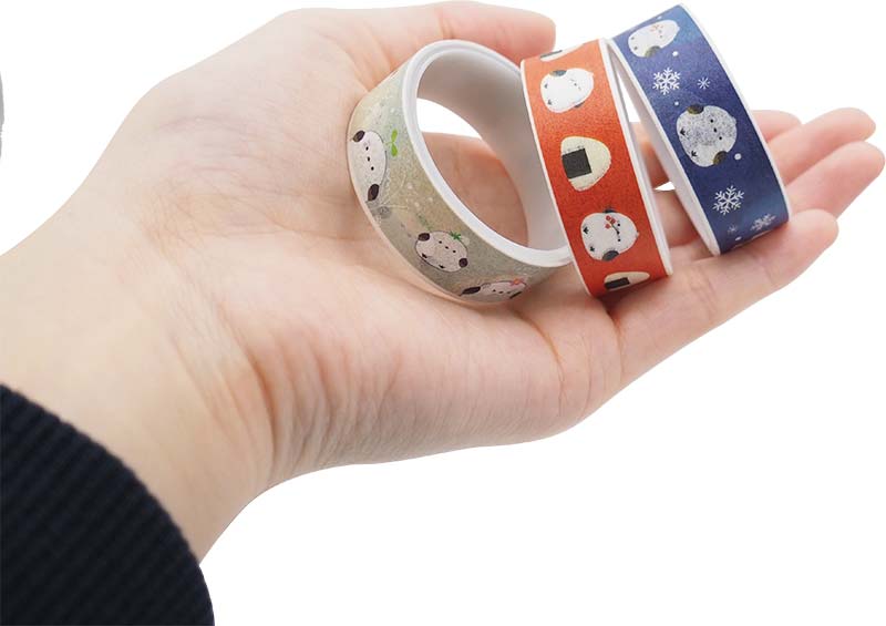 三洋堂 シマエナガちゃんマスキングテープ 16個/袋(ご注文単位60袋)【直送品】