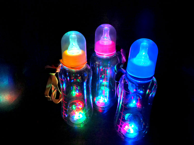 三洋堂 ピカピカ光る 哺乳瓶ボトル 1個（ご注文単位120個）【直送品】