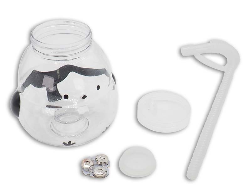 三洋堂 ピカピカ光る シマエナガちゃんボトル 1個（ご注文単位96個）【直送品】