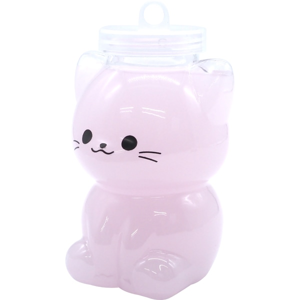 三洋堂 ピカピカ光る ネコちゃんボトル 1個(ご注文単位96個)【直送品】