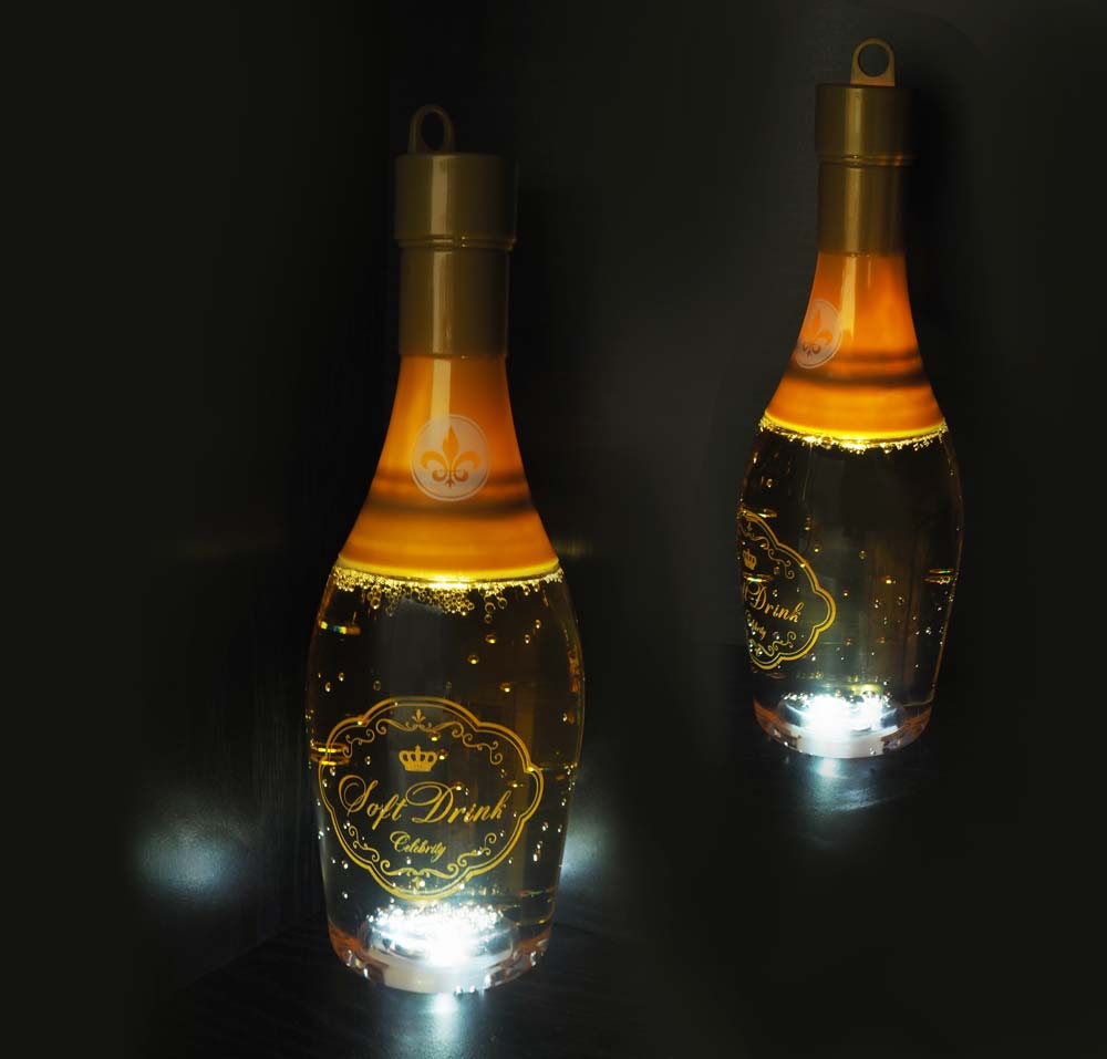 三洋堂 ピカピカ光る シャンパンボトル 1個(ご注文単位96個)【直送品】