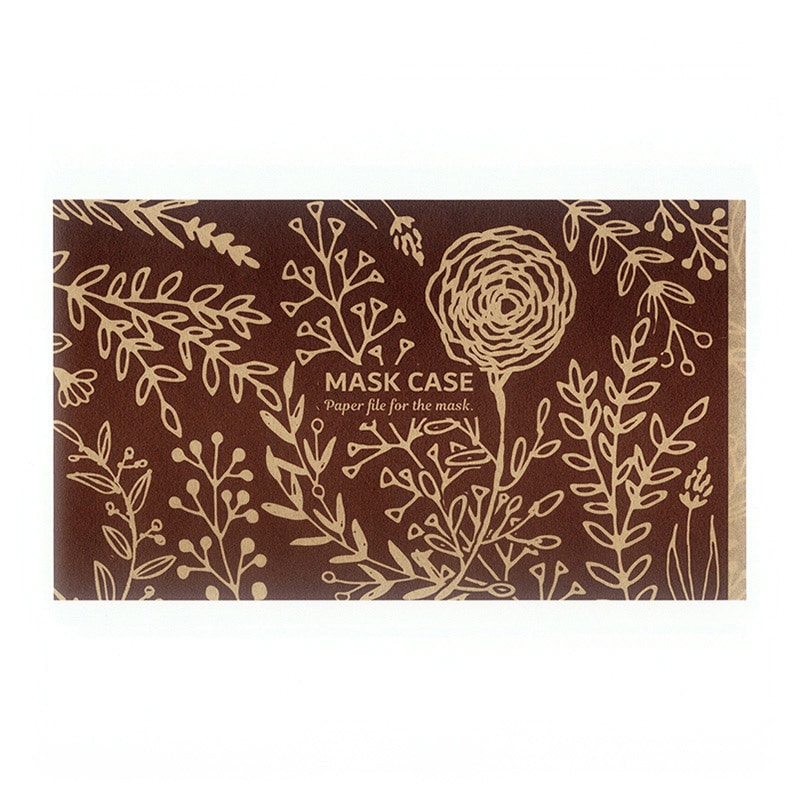 九州紙工 マスクケース クラフト MC-8 100枚/袋（ご注文単位20袋）【直送品】