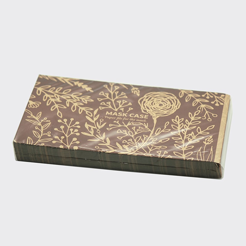 九州紙工 マスクケース クラフト MC-8 100枚/袋(ご注文単位20袋)【直送品】