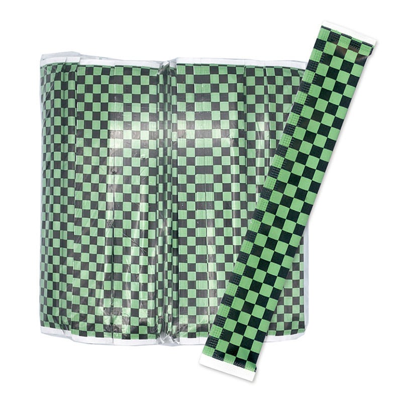 九州紙工 和柄完封箸 アスペン元禄 6寸 市松模様 WK-8 100膳/袋(ご注文単位20袋)【直送品】