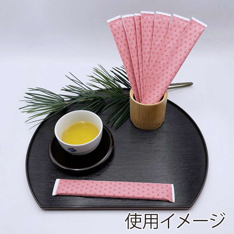 九州紙工 和柄完封箸 アスペン元禄 6寸 麻葉模様 WK-9 100膳/袋(ご注文単位20袋)【直送品】