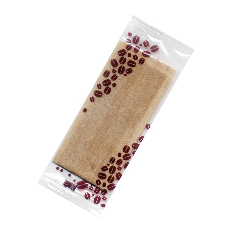 九州紙工 未晒おしぼり コーヒー WM-51 100枚/袋（ご注文単位20袋）【直送品】