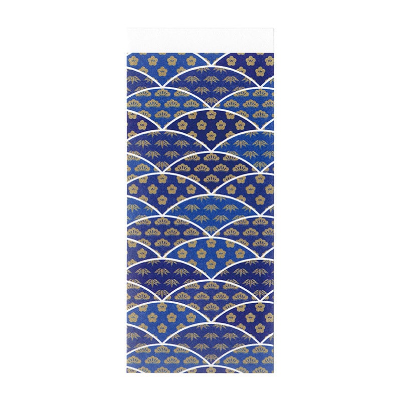 九州紙工 箸袋 松竹梅 蒼 SYO-4 500枚/袋(ご注文単位10袋)【直送品】