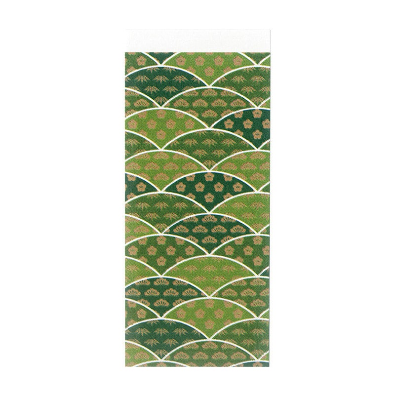 九州紙工 箸袋 松竹梅 翠 SYO-5 500枚/袋(ご注文単位10袋)【直送品】