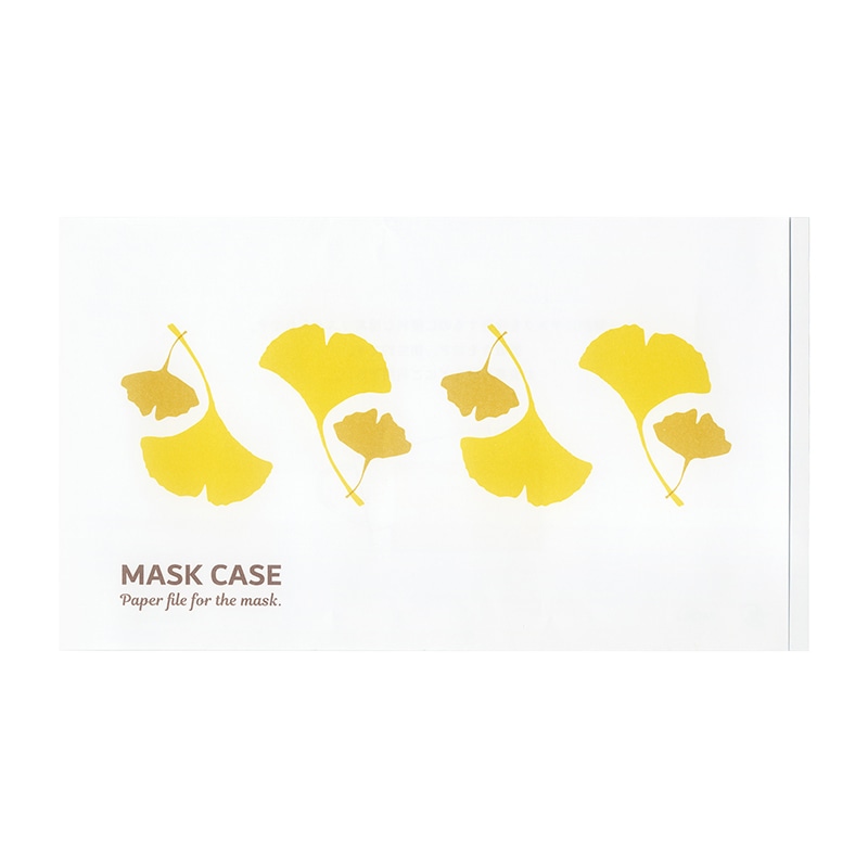 九州紙工 マスクケース 秋 いちょう MC-12 200枚/袋(ご注文単位10袋)【直送品】