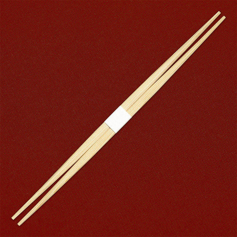 九州紙工 杉らんちゅう箸 26cm 白帯巻 SR261 100膳/袋(ご注文単位20袋)【直送品】