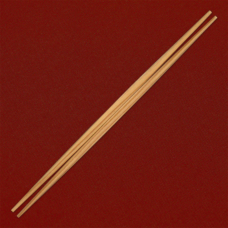 九州紙工 杉らんちゅう箸 赤染め 26cm バラ SR260A 100膳/袋(ご注文単位20袋)【直送品】