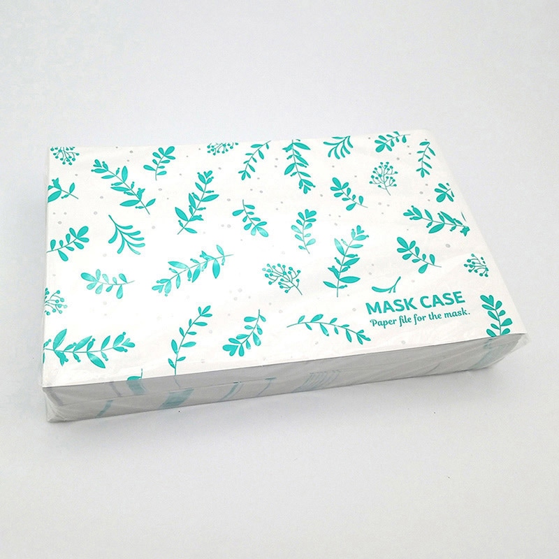 九州紙工 マスクケース 冬 ヒイラギ MC-16 200枚/袋(ご注文単位10袋)【直送品】