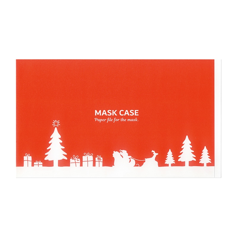 九州紙工 マスクケース 冬 サンタ MC-17 200枚/袋（ご注文単位10袋）【直送品】