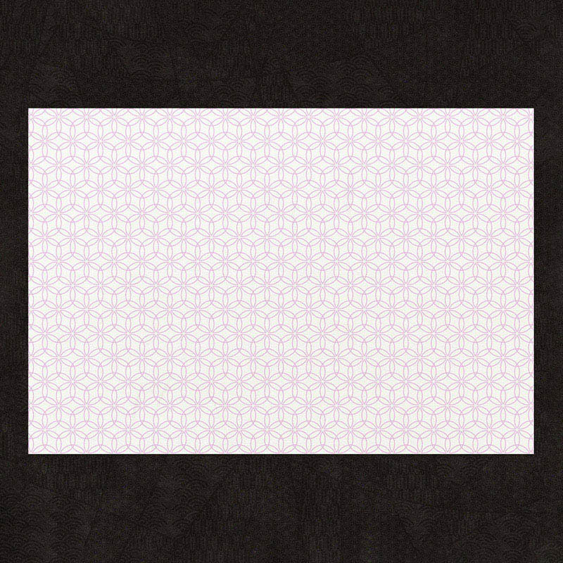 九州紙工 テーブルマット HANA 大礼紙 菫 HANA-5T 100枚/袋(ご注文単位10袋)【直送品】