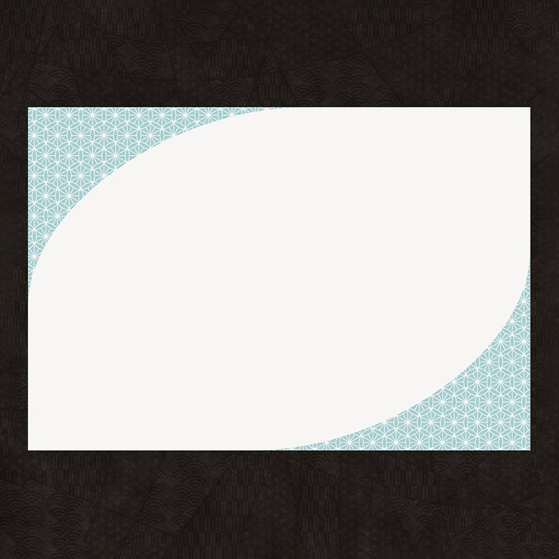 九州紙工 テーブルマット 七宝 上質紙 青 SP-1T 100枚/袋(ご注文単位10袋)【直送品】