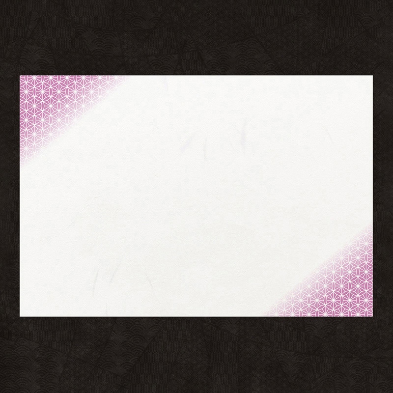 九州紙工 テーブルマット 七宝 雲龍紙 紫 SP-2T 100枚/袋(ご注文単位10袋)【直送品】