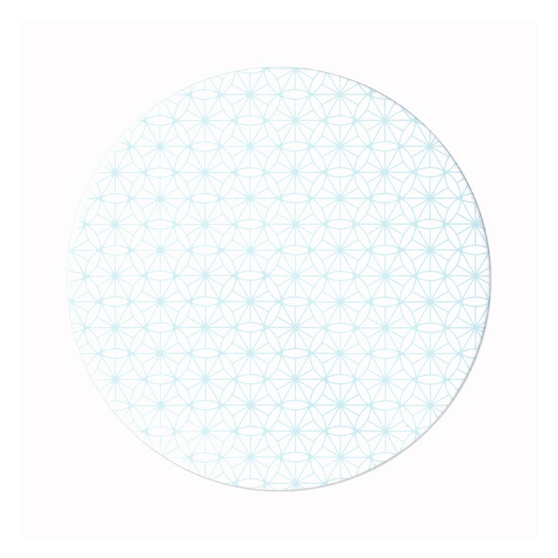 九州紙工 コースター HANA 丸型90 七宝 CO-1 100枚/袋(ご注文単位50袋)【直送品】