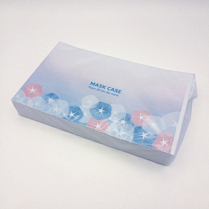 九州紙工 マスクケース 夏 あかつき MC-19 200枚/袋(ご注文単位10袋)【直送品】